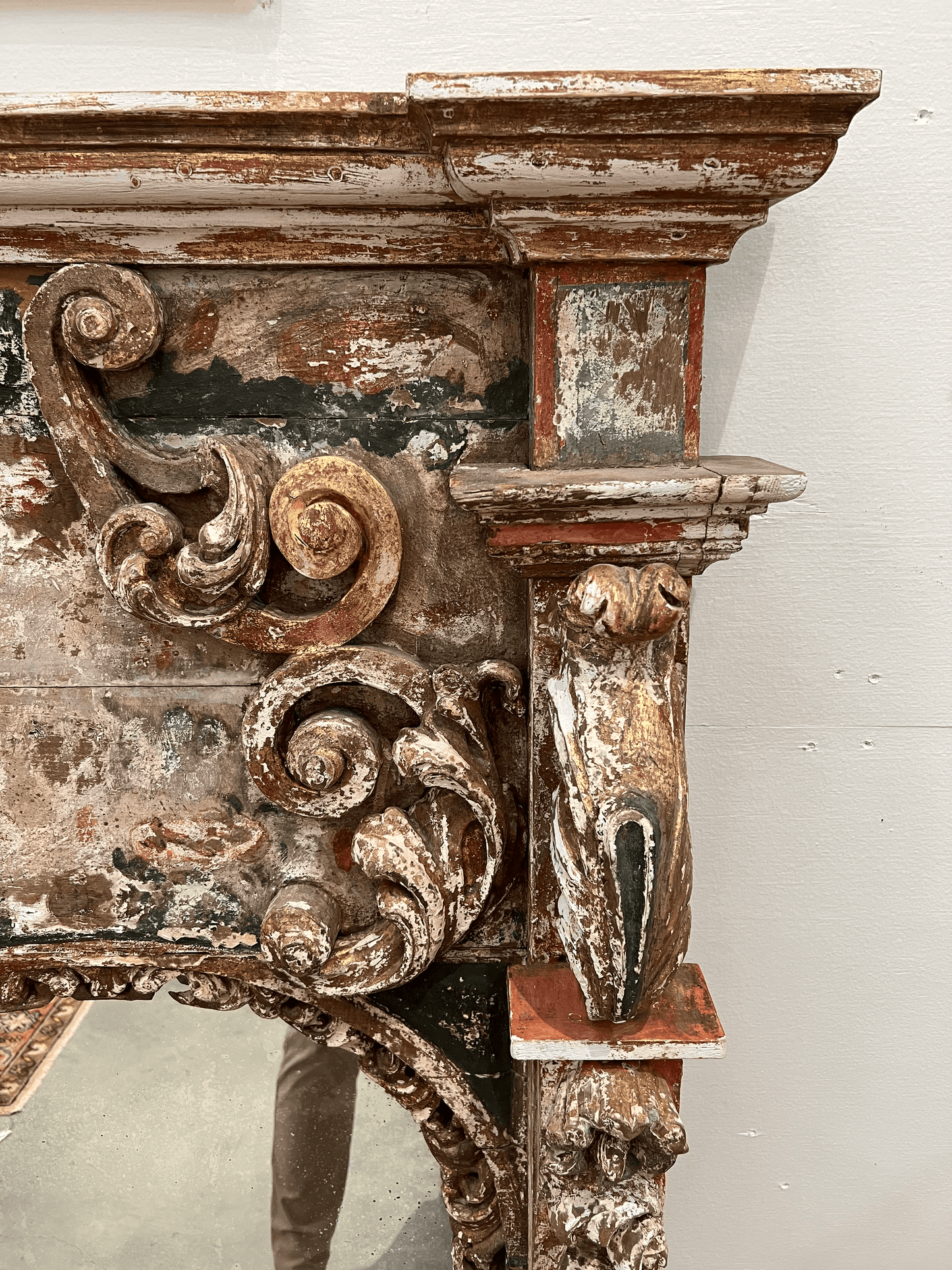 Italian Baroque Mirror - The White Barn Antiques