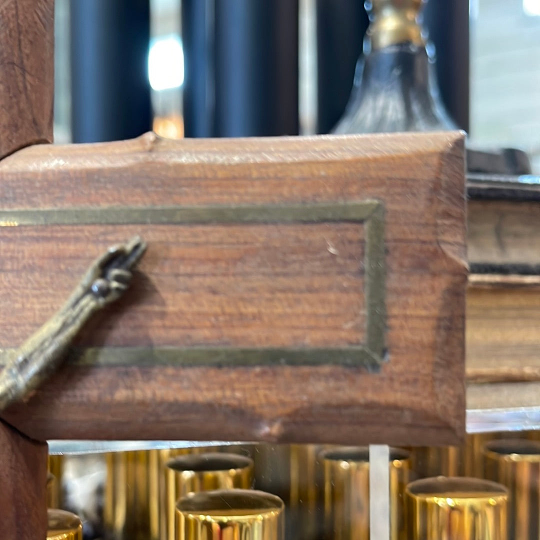 Wooden Crucifix Holy Font