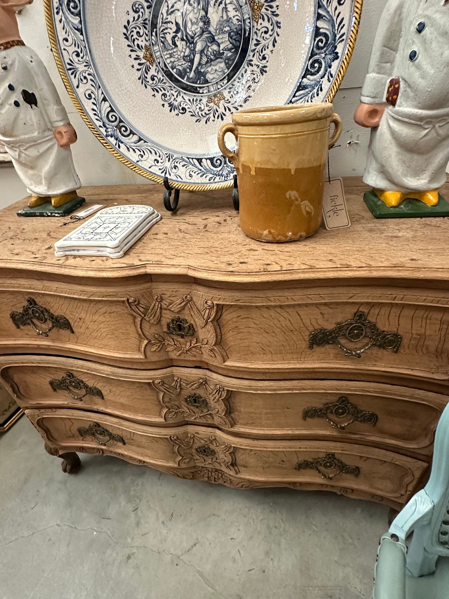 Bleached French 3 Drawer Dresser