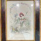 Set of 12 Les Fleurs Animees Lithographs from J.J. Grandville SOLD ONLY AS A SET