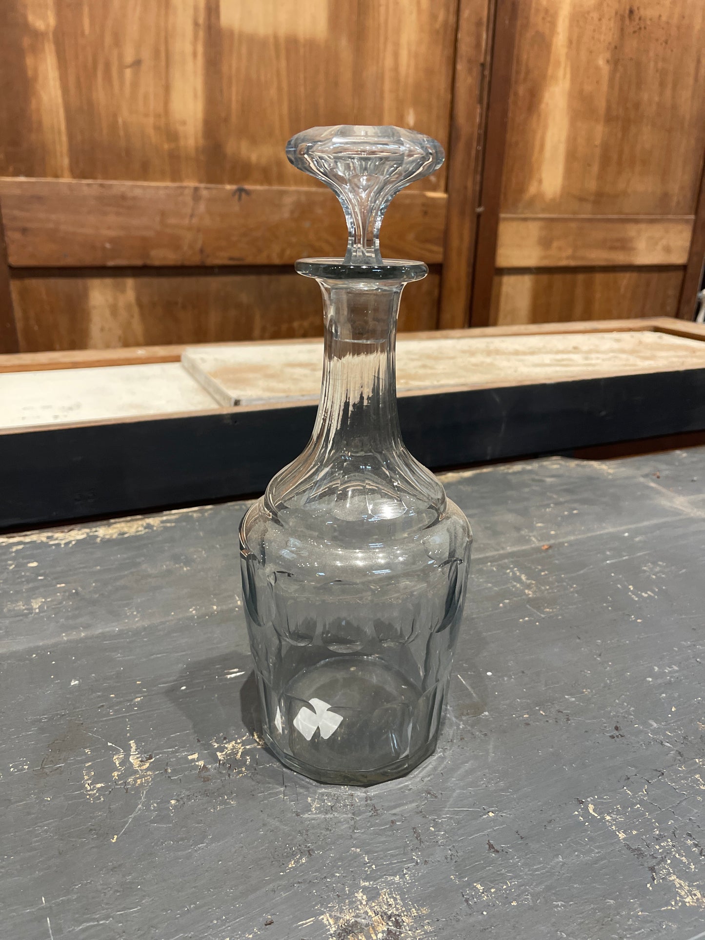 Smoky Glass Decanter UK 1870