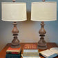 Wood Finial Lamps - New