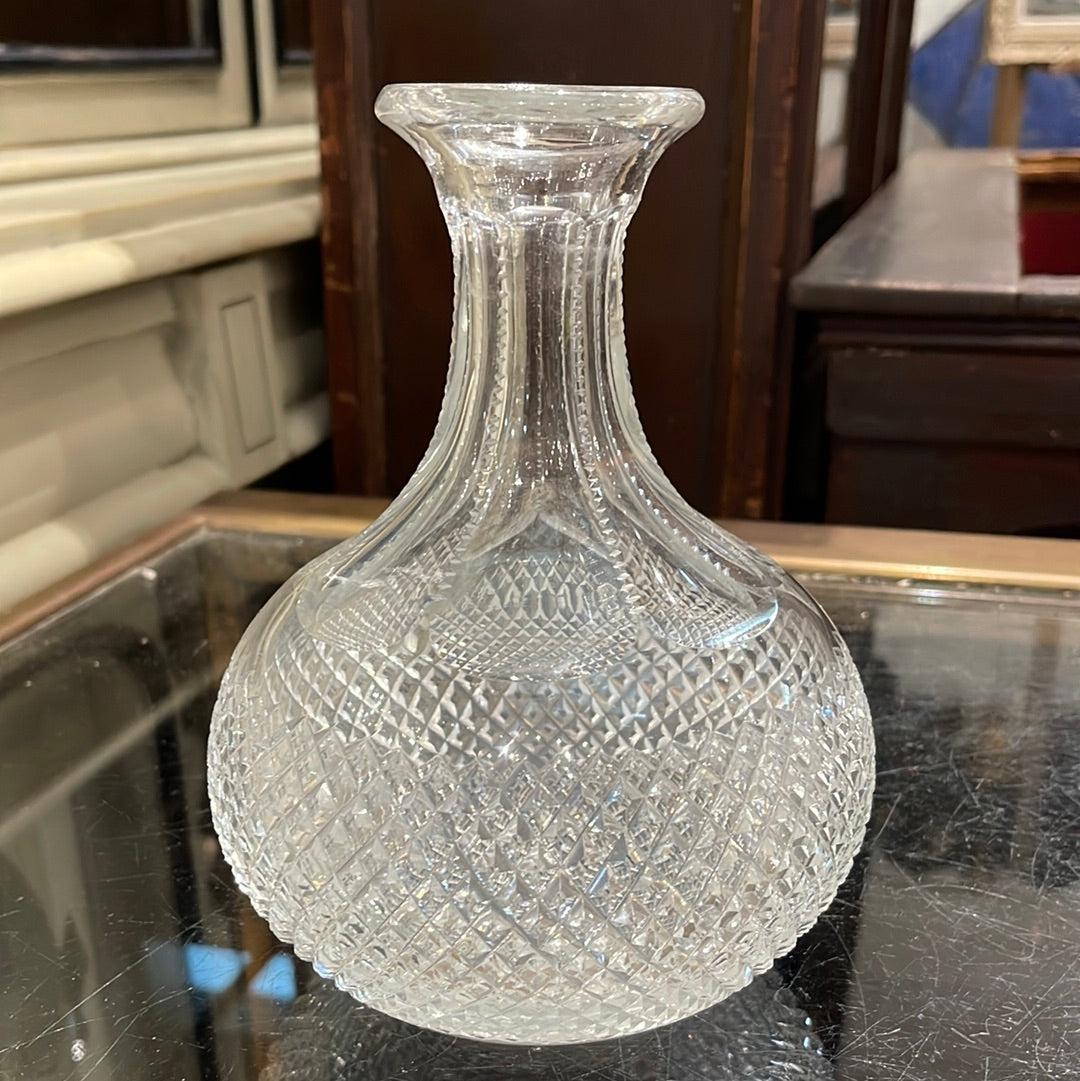 Cut Glass Carafe Used for Bud Vase