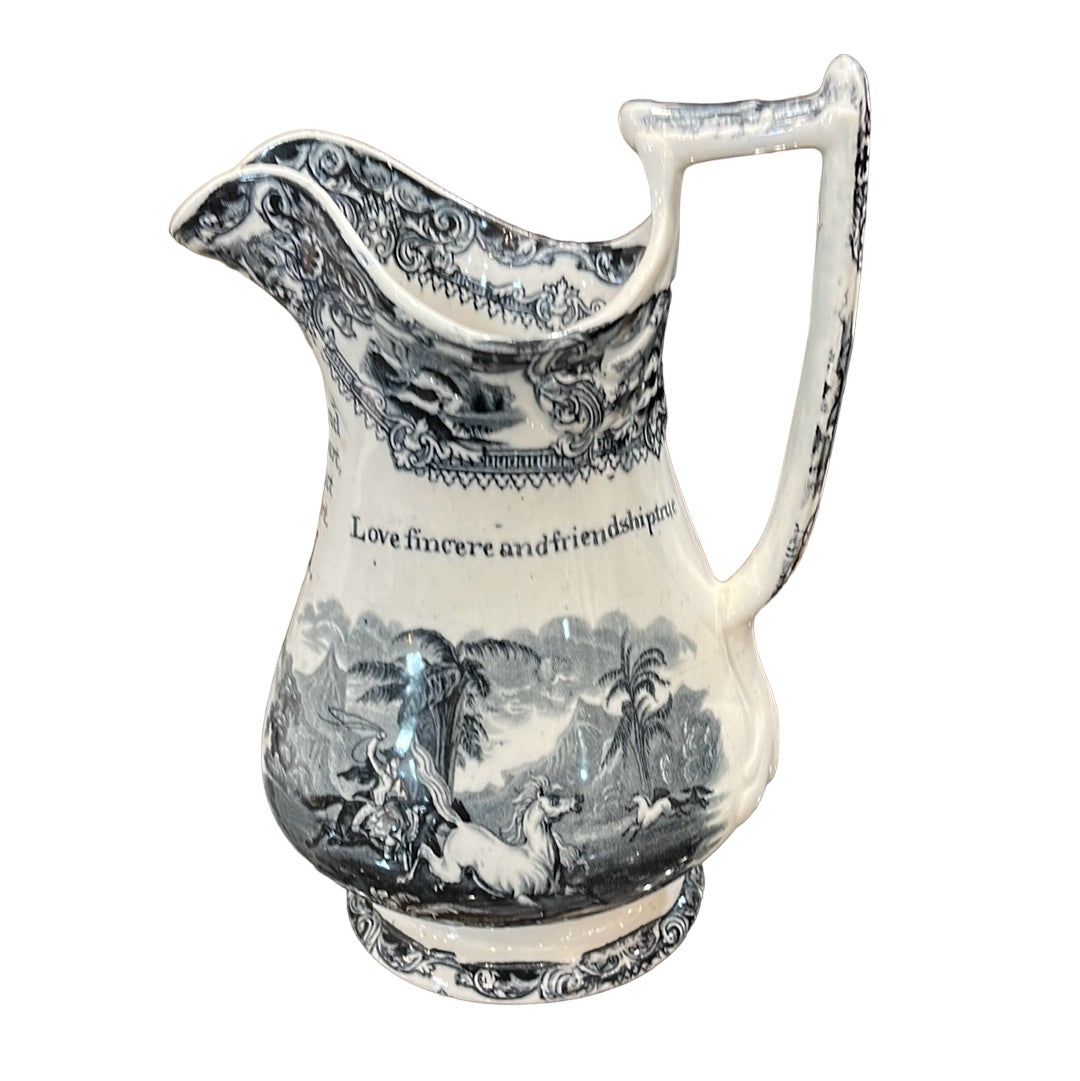 Puzzle Jug with Inscription