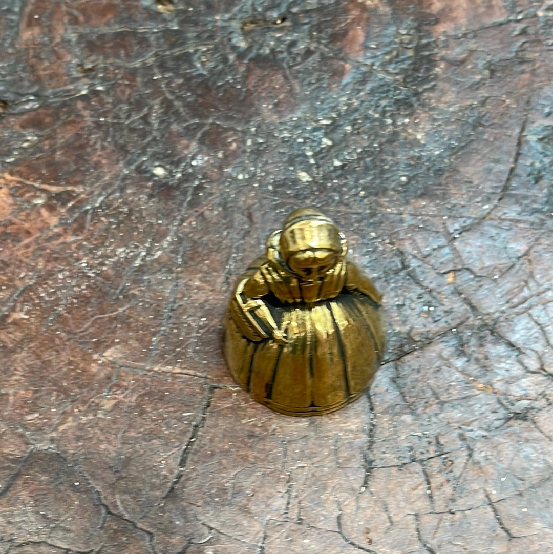 Brass Victorian Lady Bell