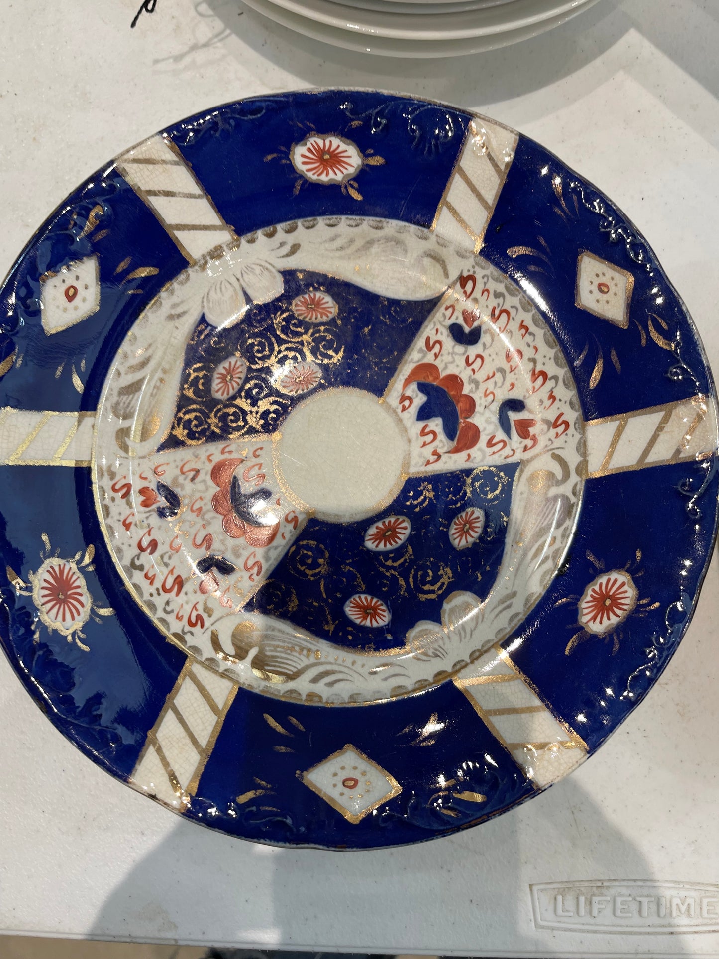 Gaudy Salad Plate c.1890