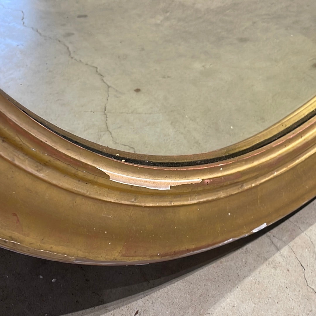 Gold Convex Mirror