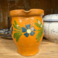 Brown Pottery Pitcher