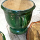 Green Glazed Cache Pot