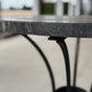 Black Marble Top Table With Hoof Feet