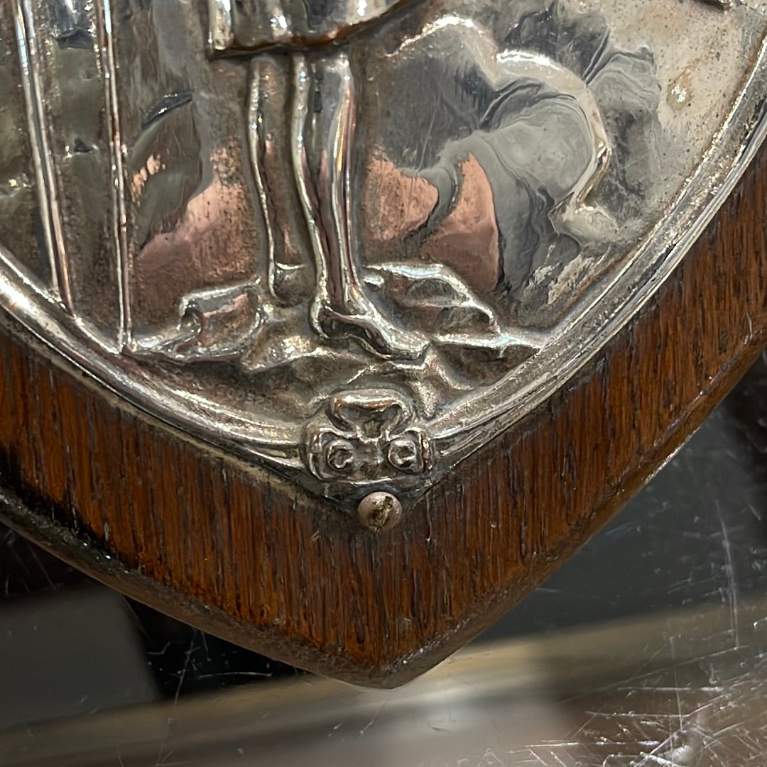 Girls Guide Emblem on a Stand