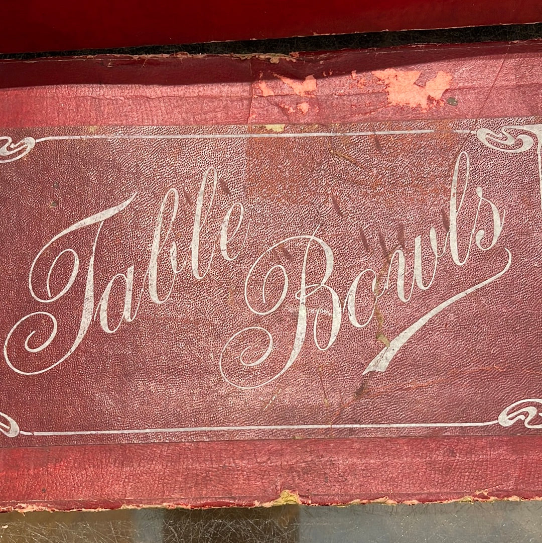 English Wooden Bowling Balls Circa 1860