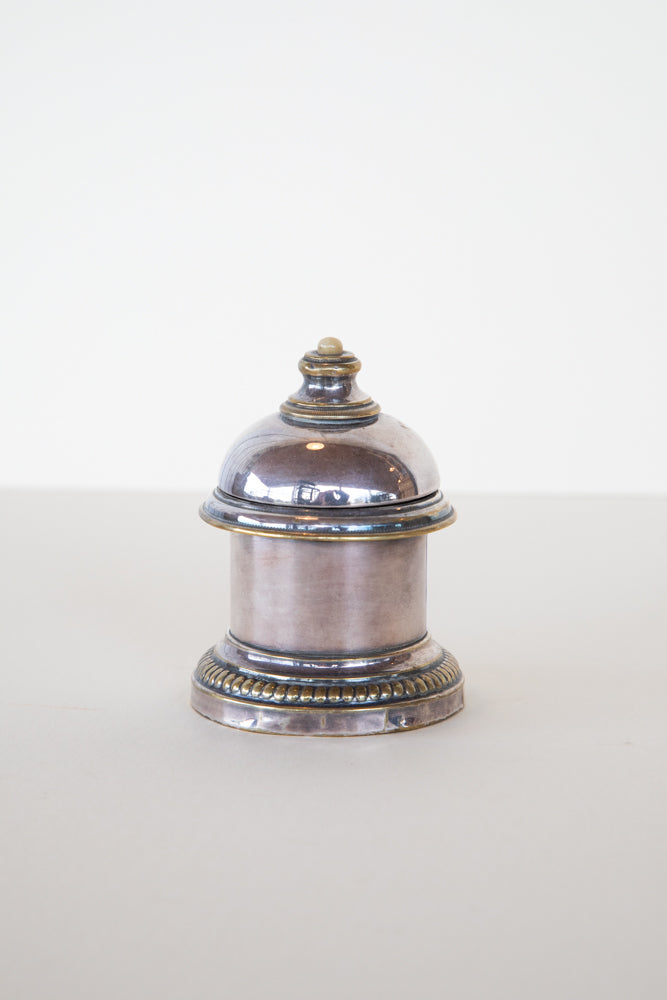 RARE OLD COUNTER BELL or HOTEL RECEPTION, NEW J P PARIS STAMP