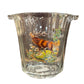 Painted Glass Ice Bucket