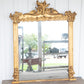 French Cherub Crested Louis Phillipe Mirror