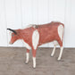 Folk Art French Stone Cow from Normandy, France Circa 1940 38" x 26"