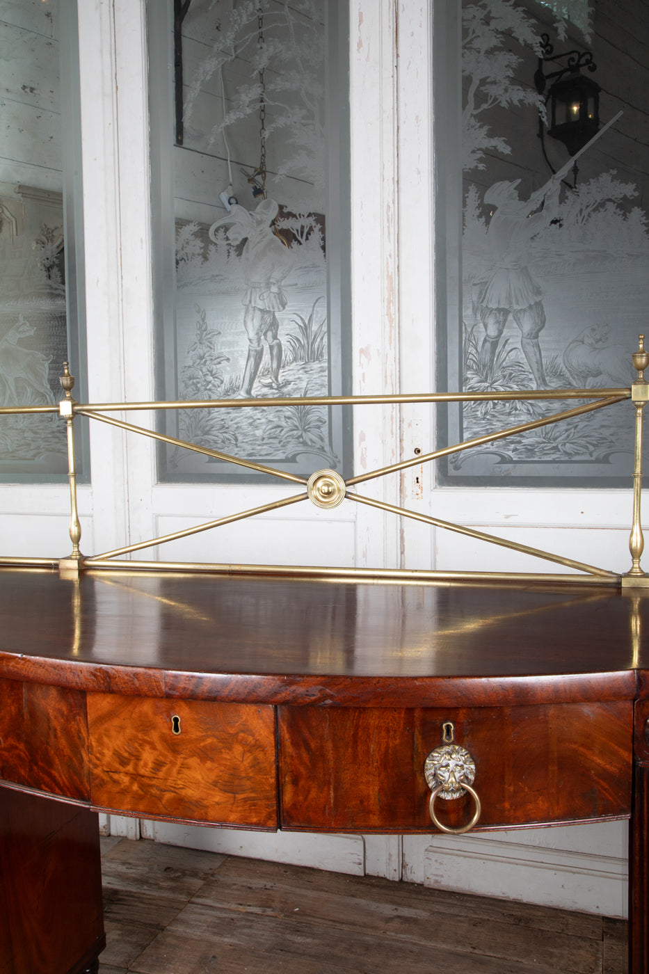 Regency Bow Top Sideboard