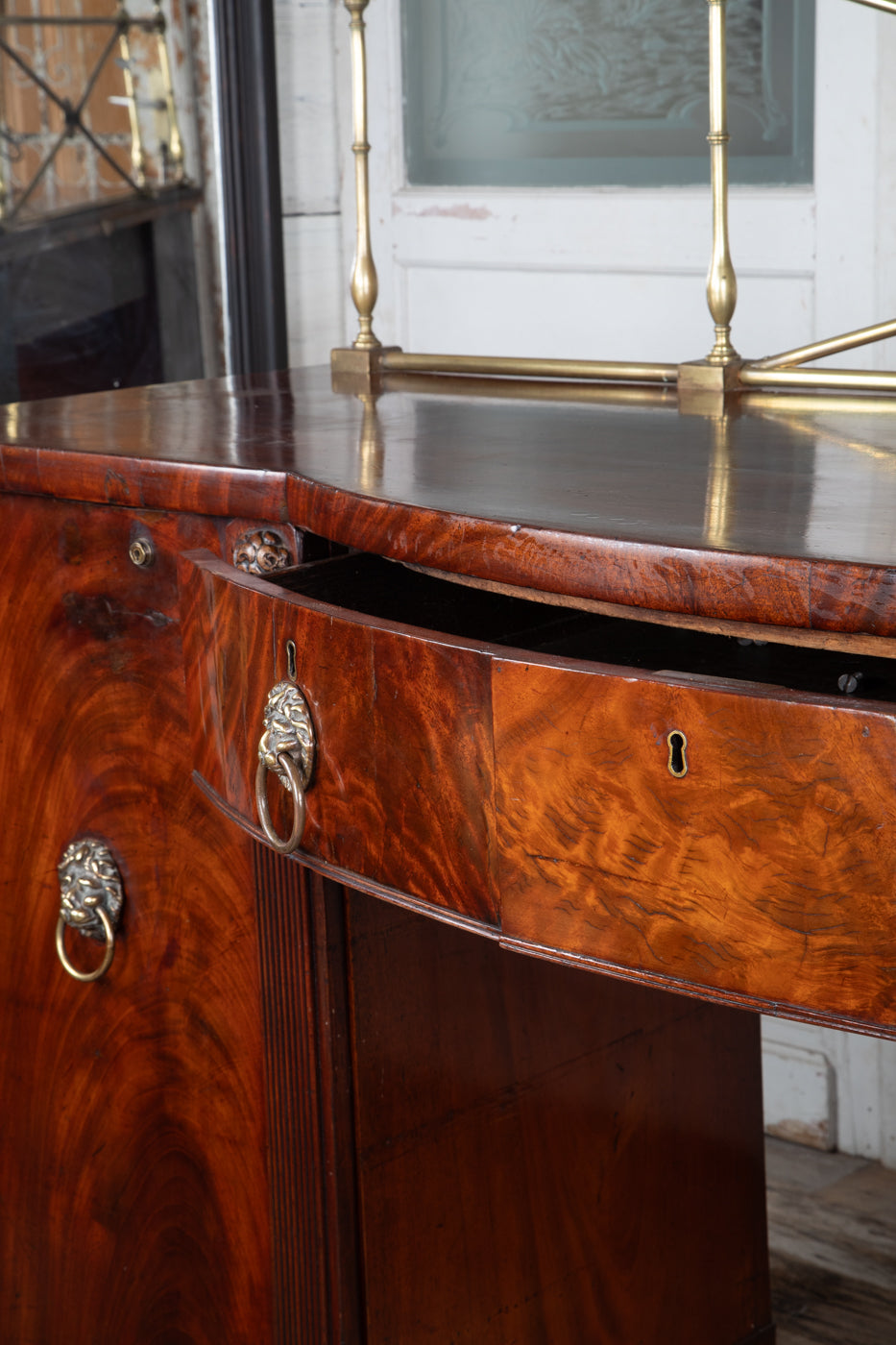 Regency Bow Top Sideboard