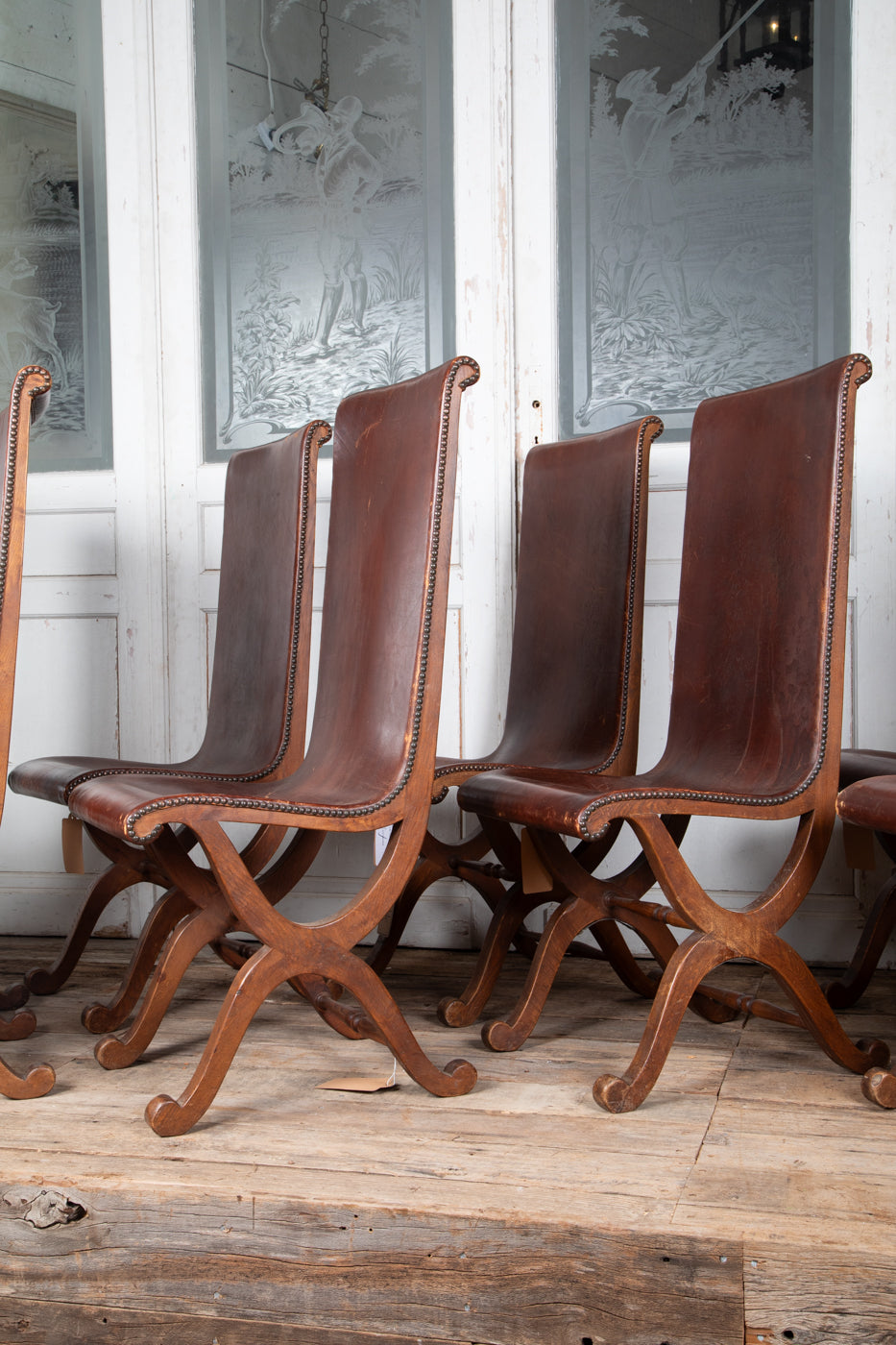 Pierre Lottier Chairs Set of 6  Circa 1930