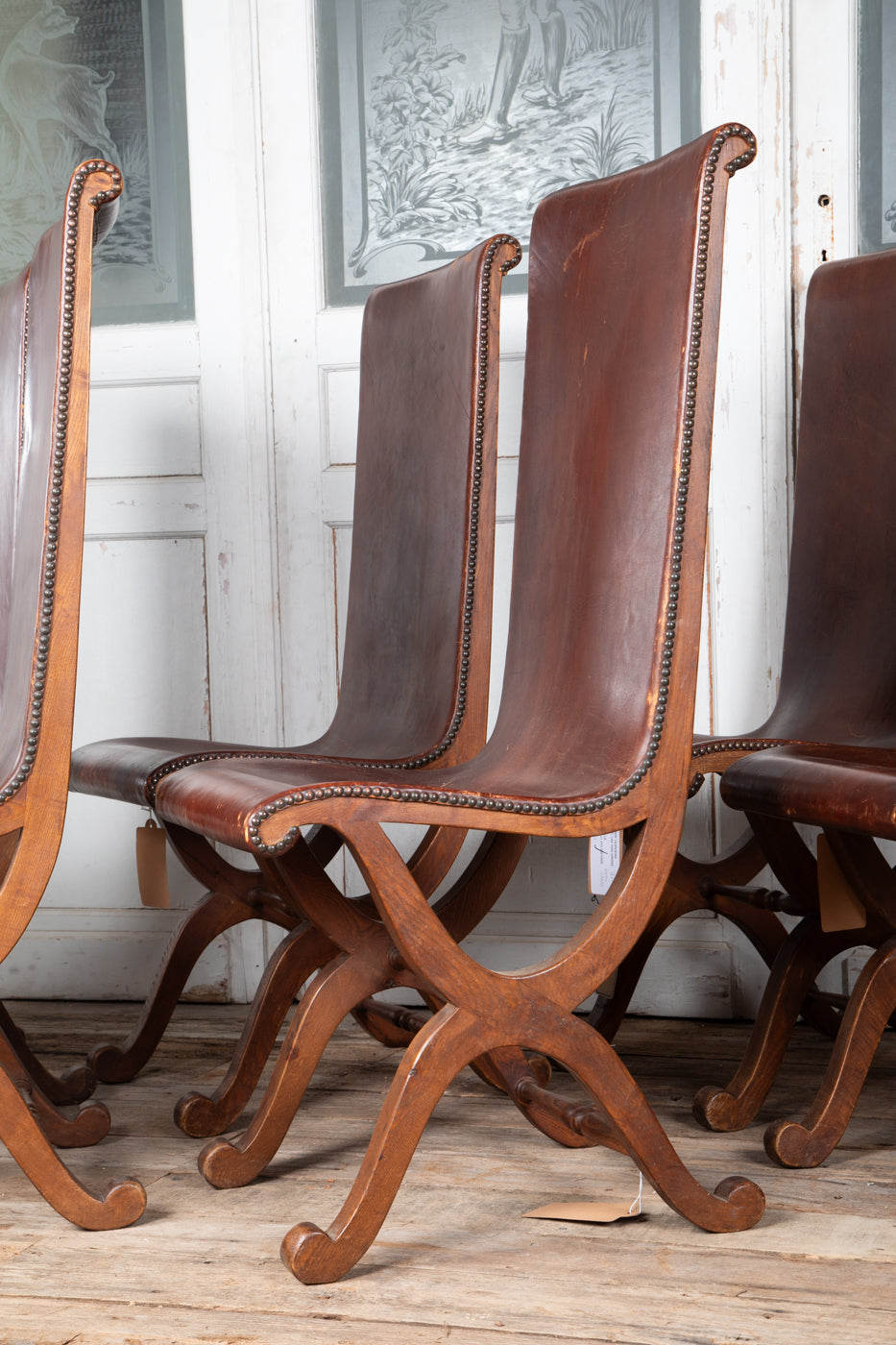 Pierre Lottier Chairs Set of 6  Circa 1930