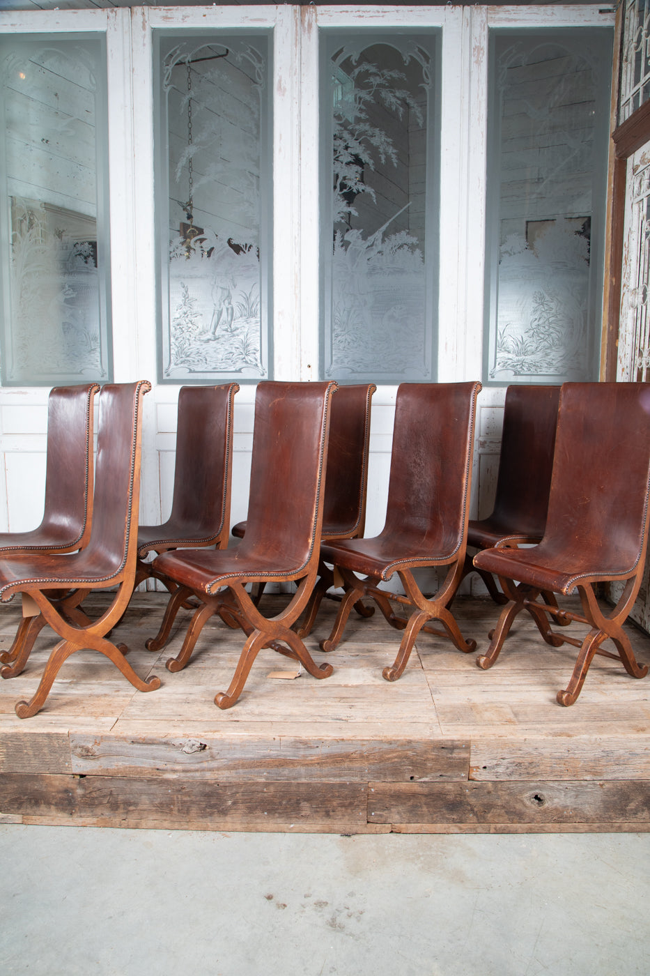 Pierre Lottier Chairs Set of 6  Circa 1930