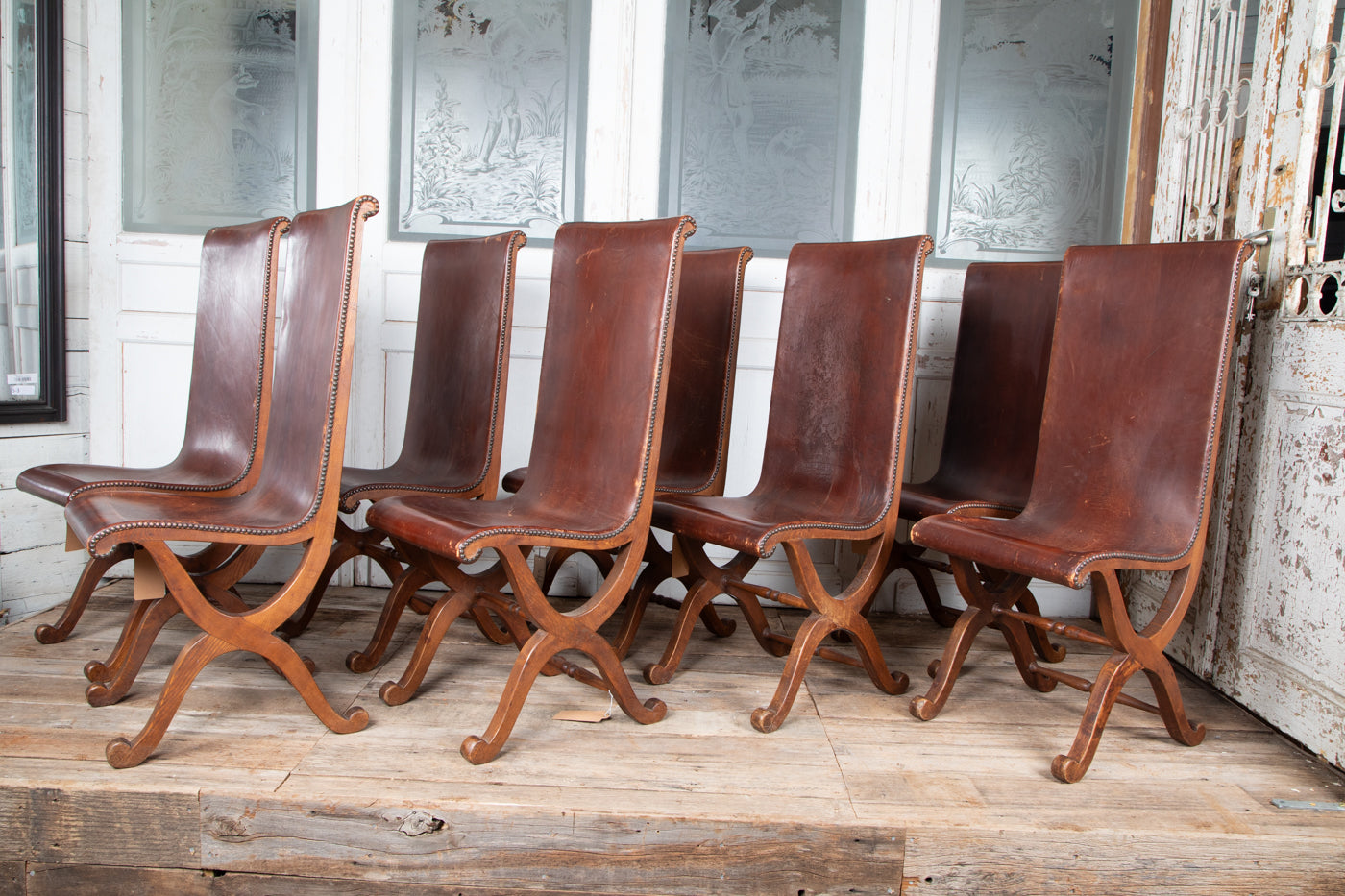 Pierre Lottier Chairs Set of 6  Circa 1930