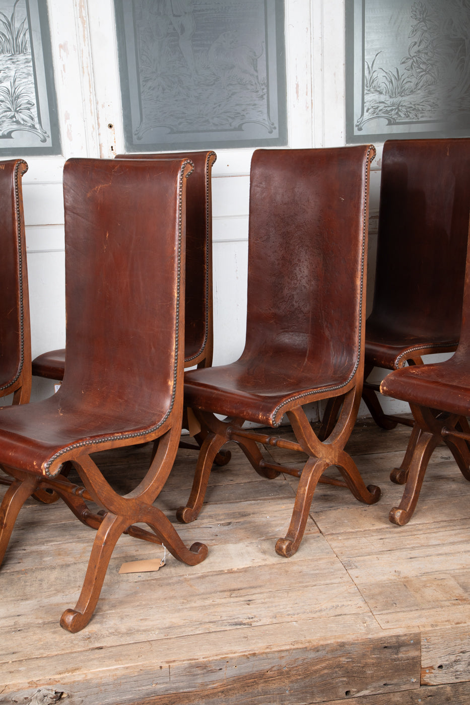 Pierre Lottier Chairs Set of 6  Circa 1930