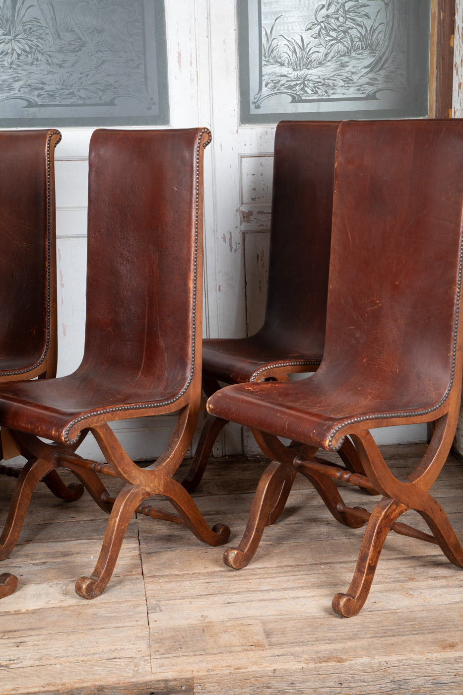 Pierre Lottier Chairs Set of 8  Circa 1930