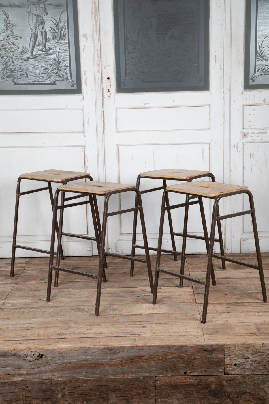 Vintage Lab Stool