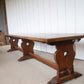 12 ft Oak Refectory Table with Benches Kings School Canterbury