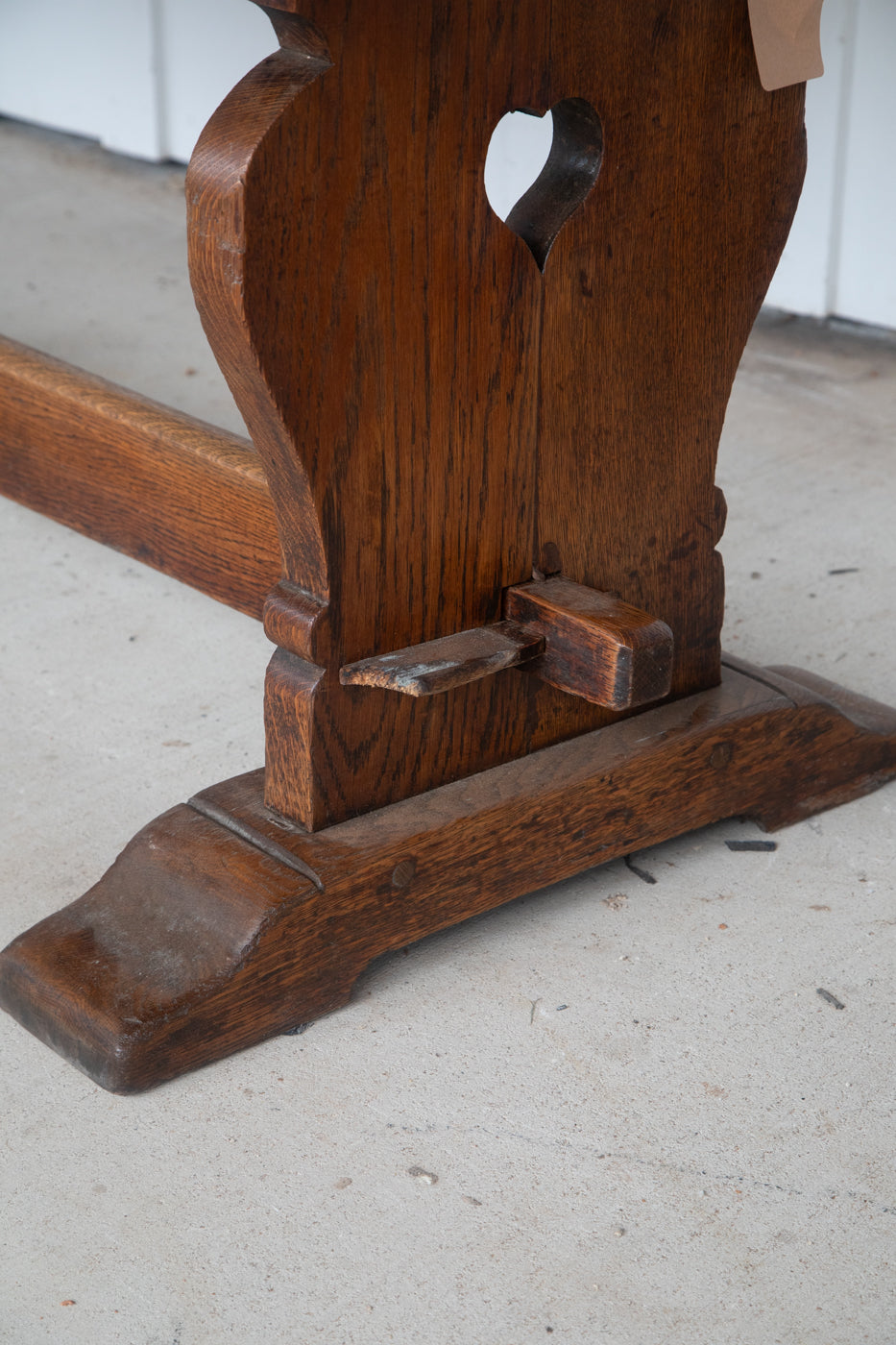 12' Oak Refectory Table with Benches Kings School Canterbury