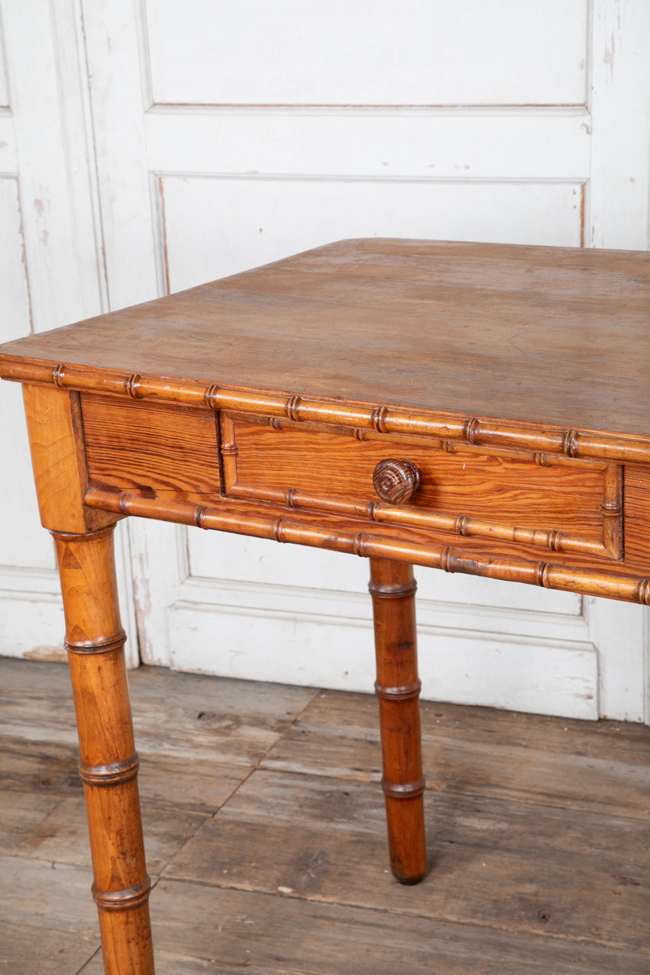 Faux Bamboo Desk