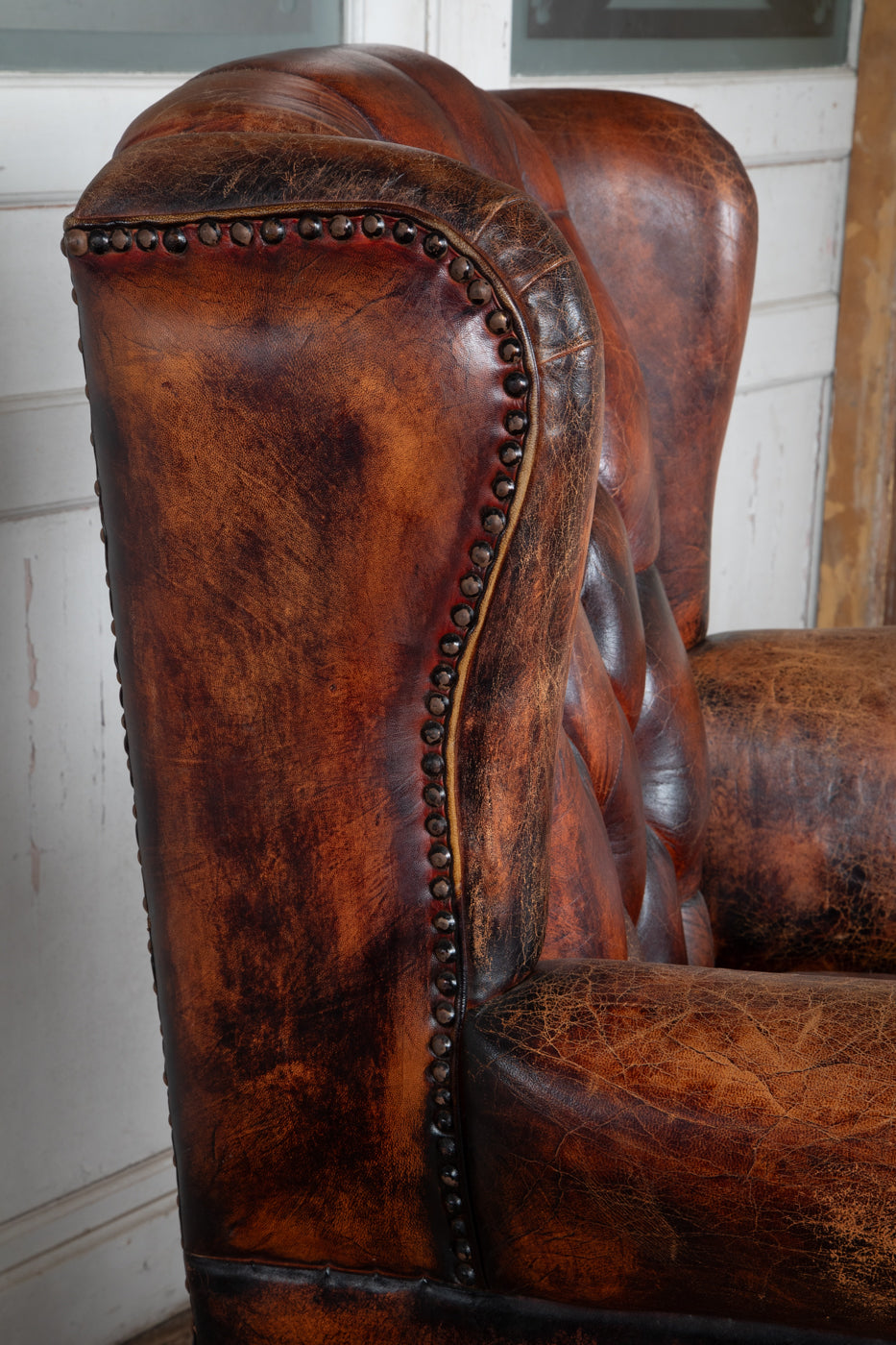 Leather Library Chair