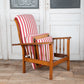 French Morris Reclining Chair with Cushions