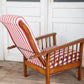 French Morris Reclining Chair with Cushions