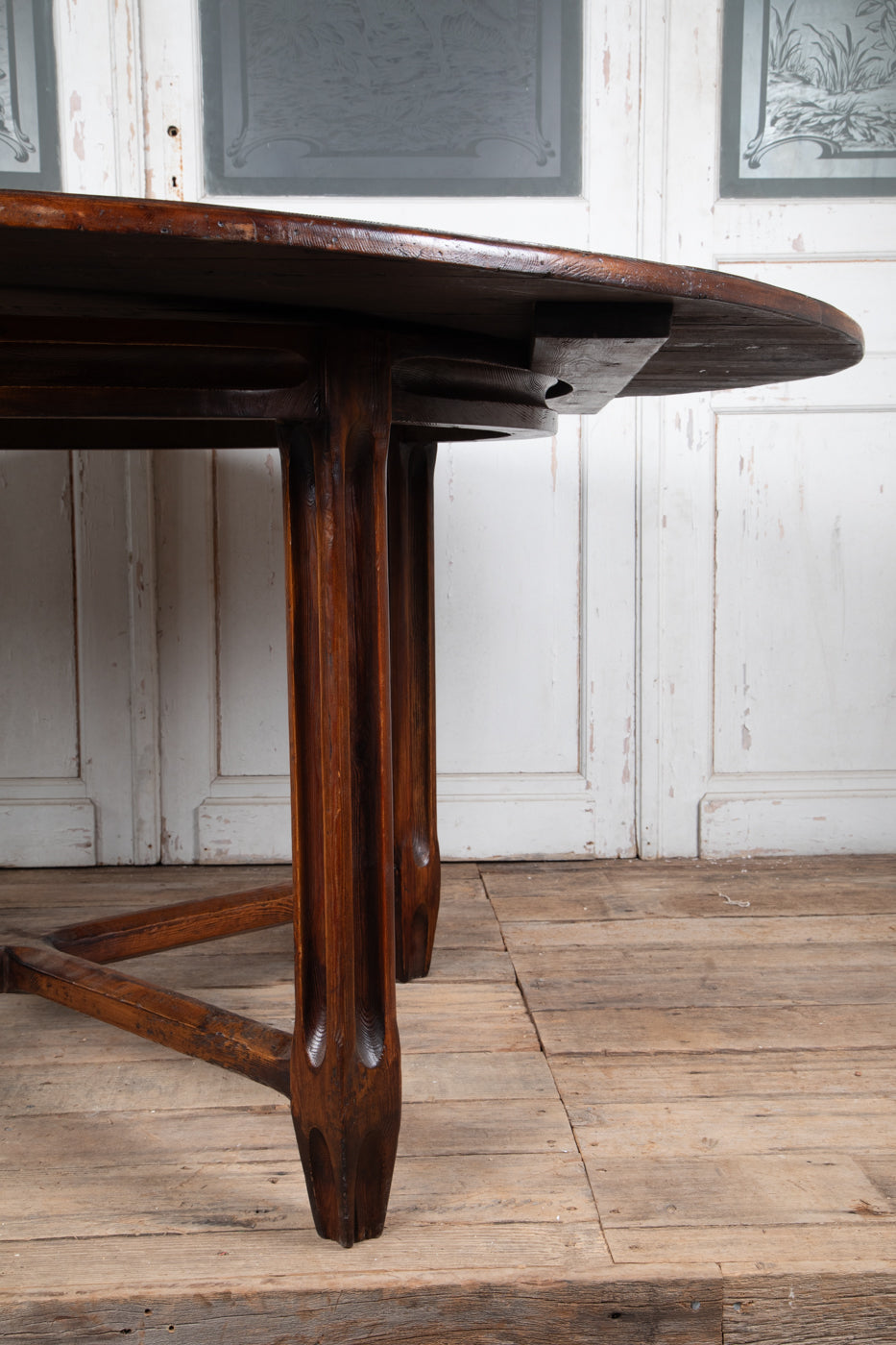 Large Round Dining Table 1900