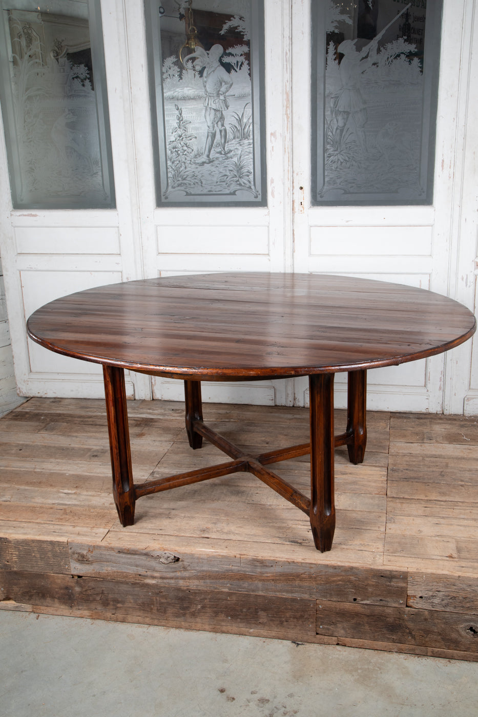 Large Round Dining Table 1900