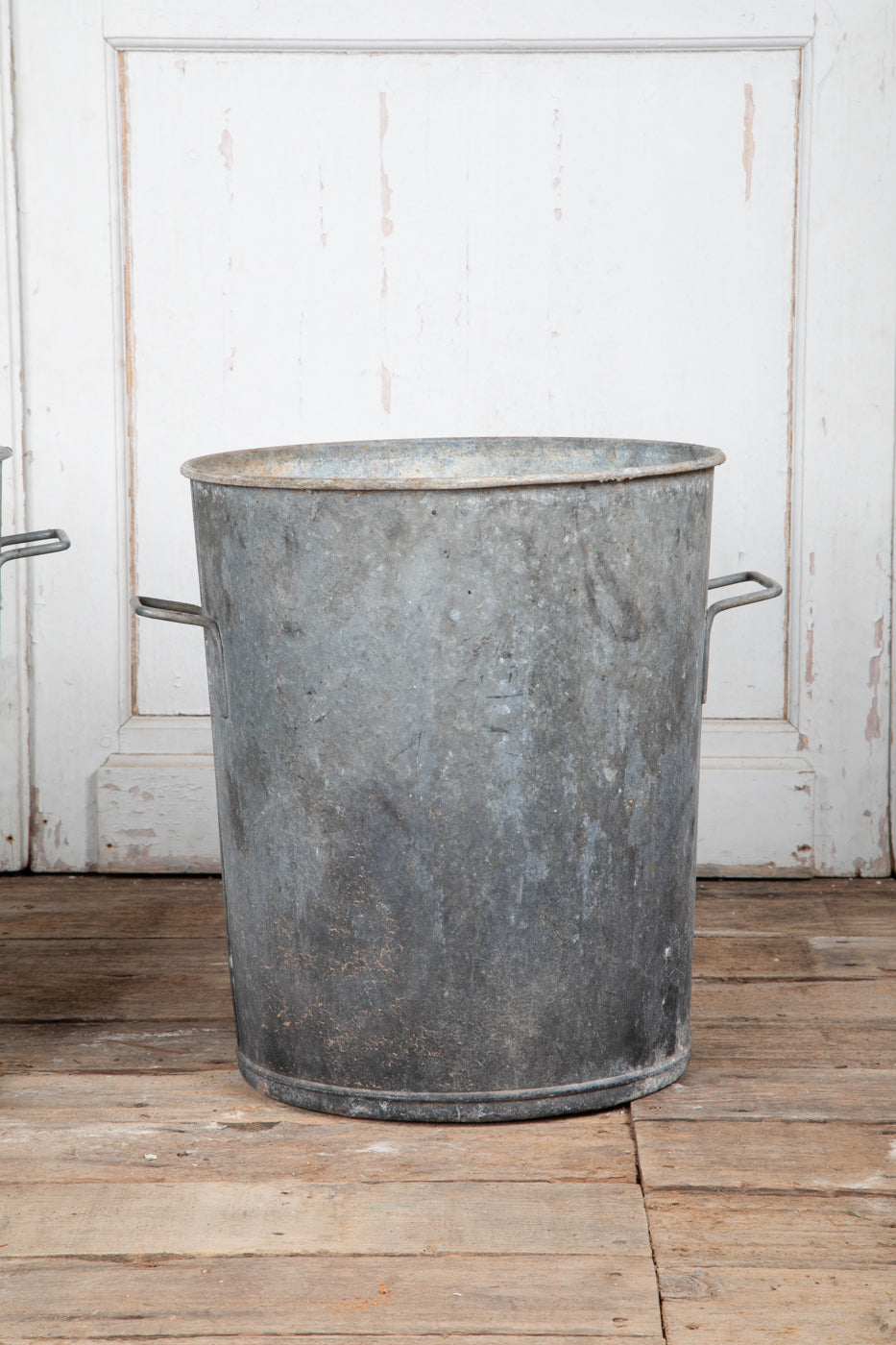 Tall Galvanized Pot