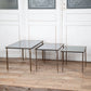 Set of 3 Glass Stacking Tables