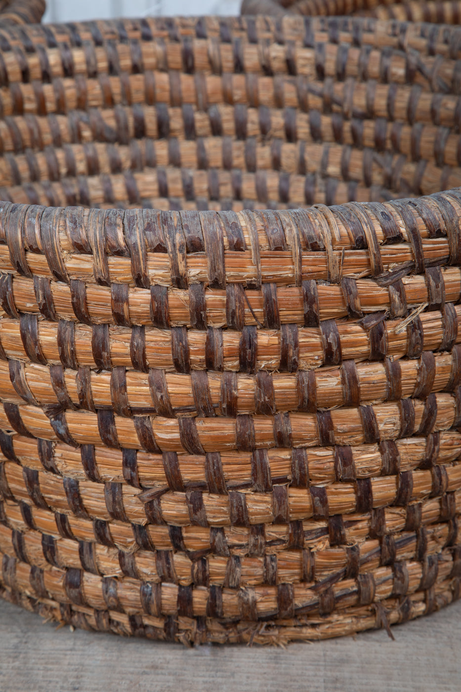 Round French Rush Basket