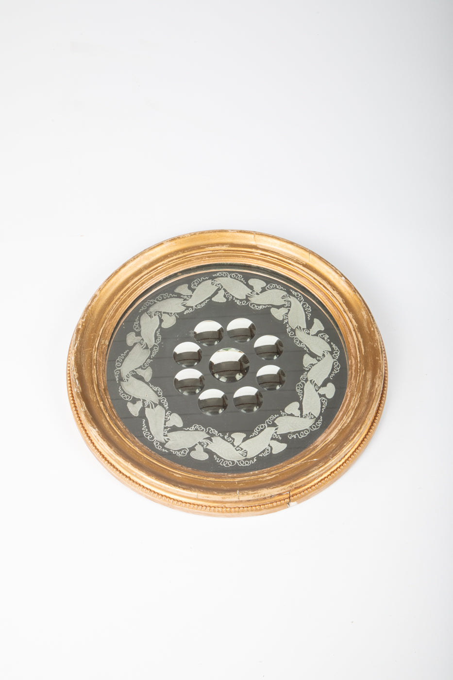 Gilt Bullseye Mirror