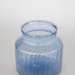 Blue Glass Jar - Short with 6" Opening