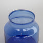 Blue Glass Jar - Short with 6" Opening