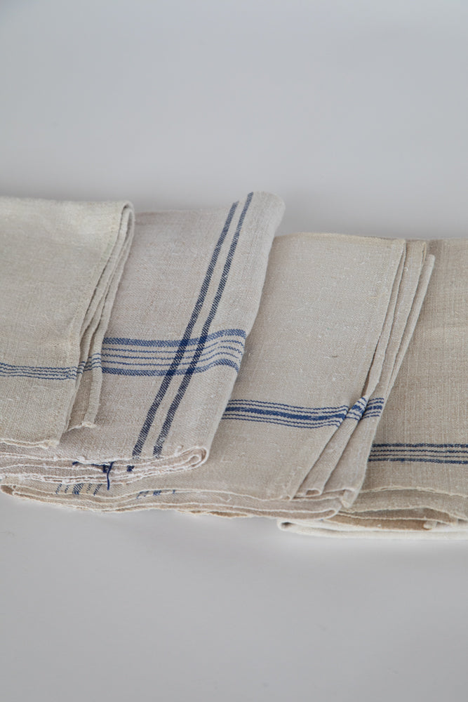 Blue and White French Tea Towel