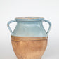 Blue Terra Cotta Pot with 2 Handles