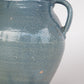 Blue Terra Cotta Pot with 2 Handles