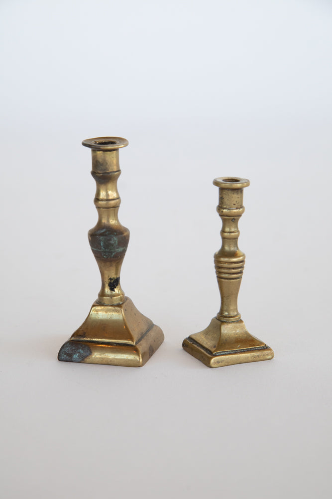 Small Brass Candleholder