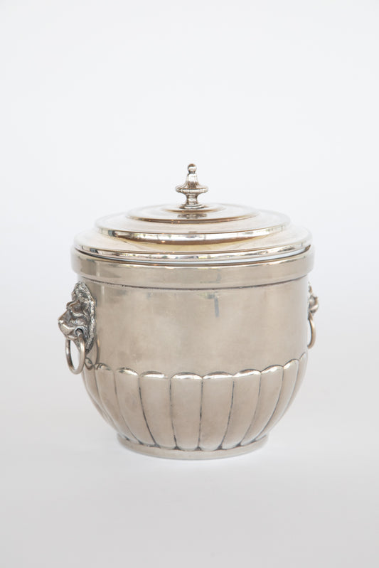 Large French Silver Plated Champagne Bucket 1910