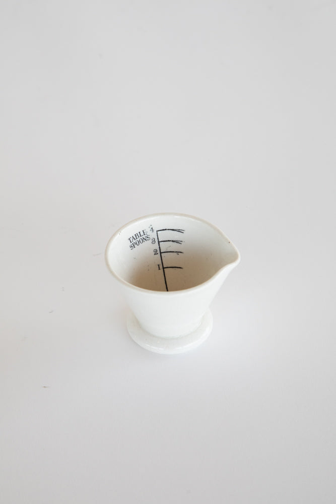 Ironstone Measuring Cup