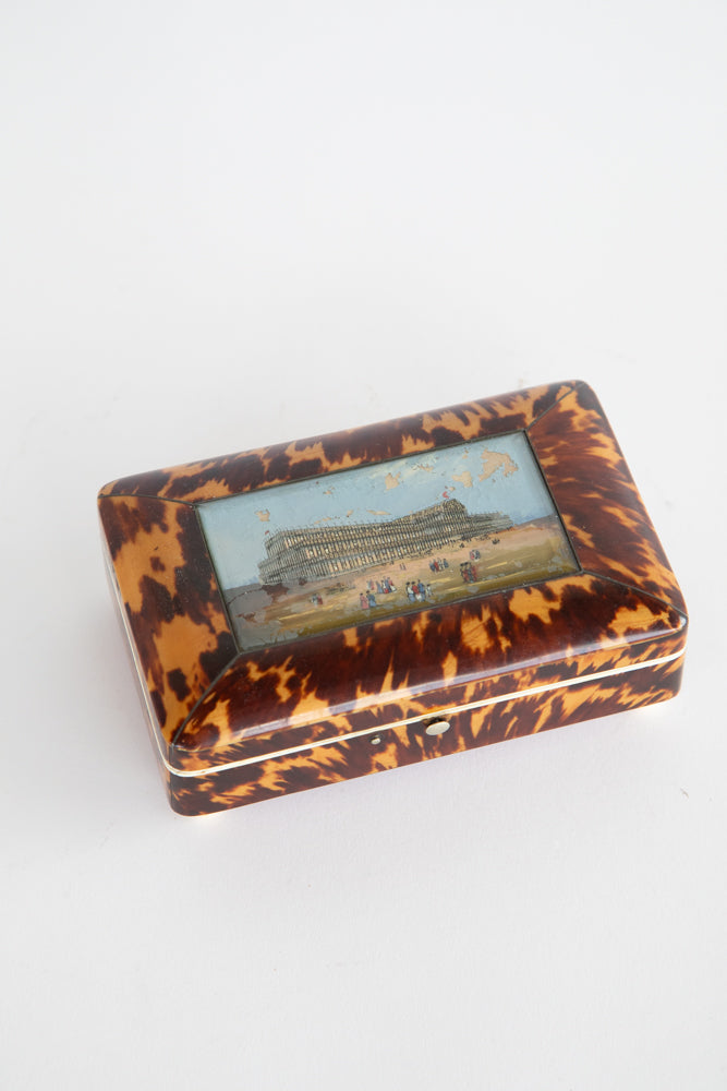 Crystal Palace Faux Tortoise Shell  Box